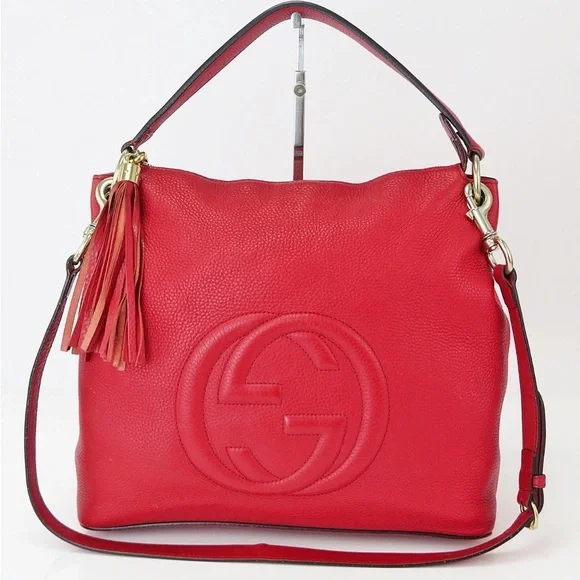 Gucci Vibrant Red Shoulder Bag - Picture 2 of 15